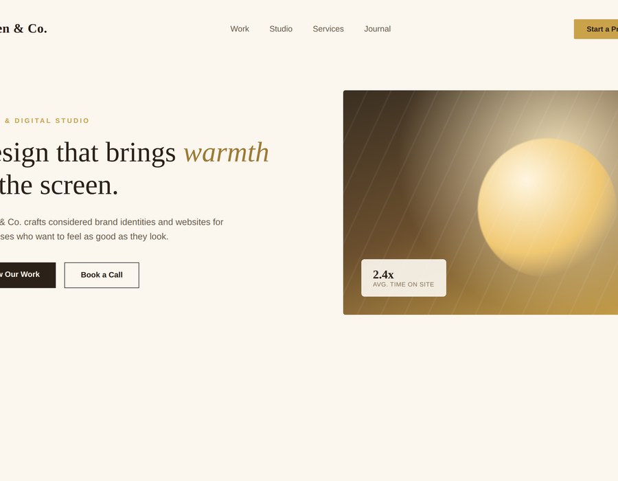 Lumen & Co. website screenshot