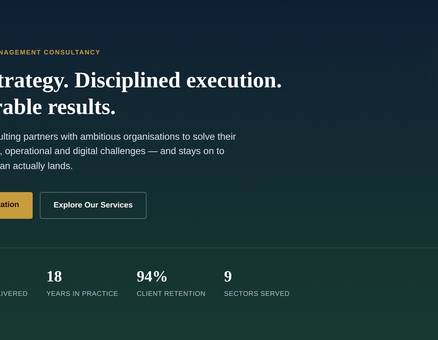 Northpeak Consulting website screenshot